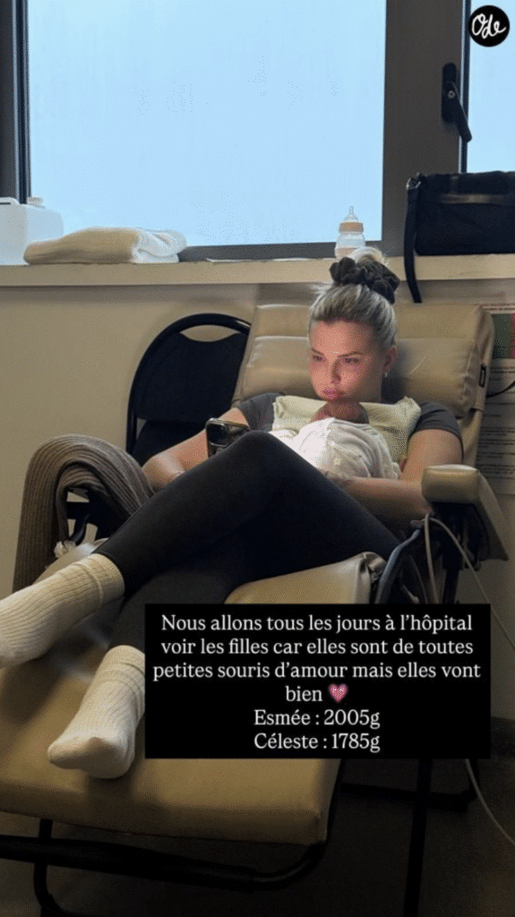 Kelly Vedovelli : elle donne des nouvelles de ses jumelles, toujours hospitalisées et sous surveillance depuis leur naissance