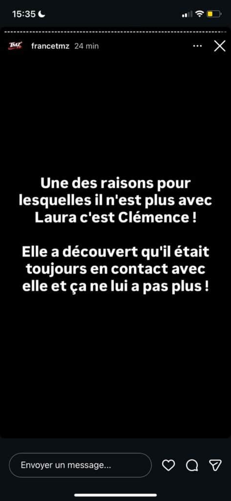Thibault Garcia : séparé de Laura Chab, Clémence n’y serait pas pour rien