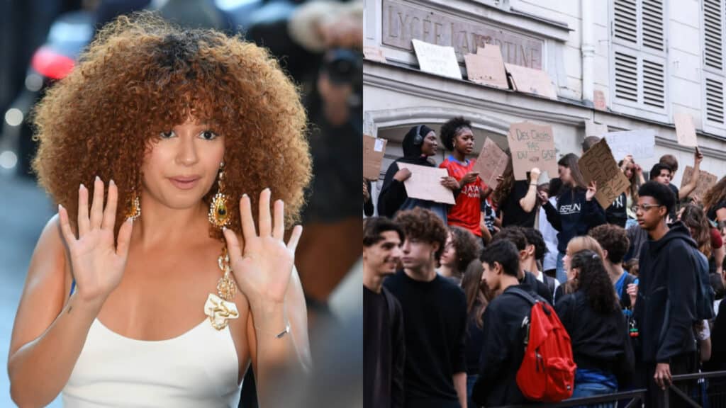 Léna Situations : elle apporte son soutien aux lycéens mobilisés et interpelle le président de la République, Emmanuel Macron