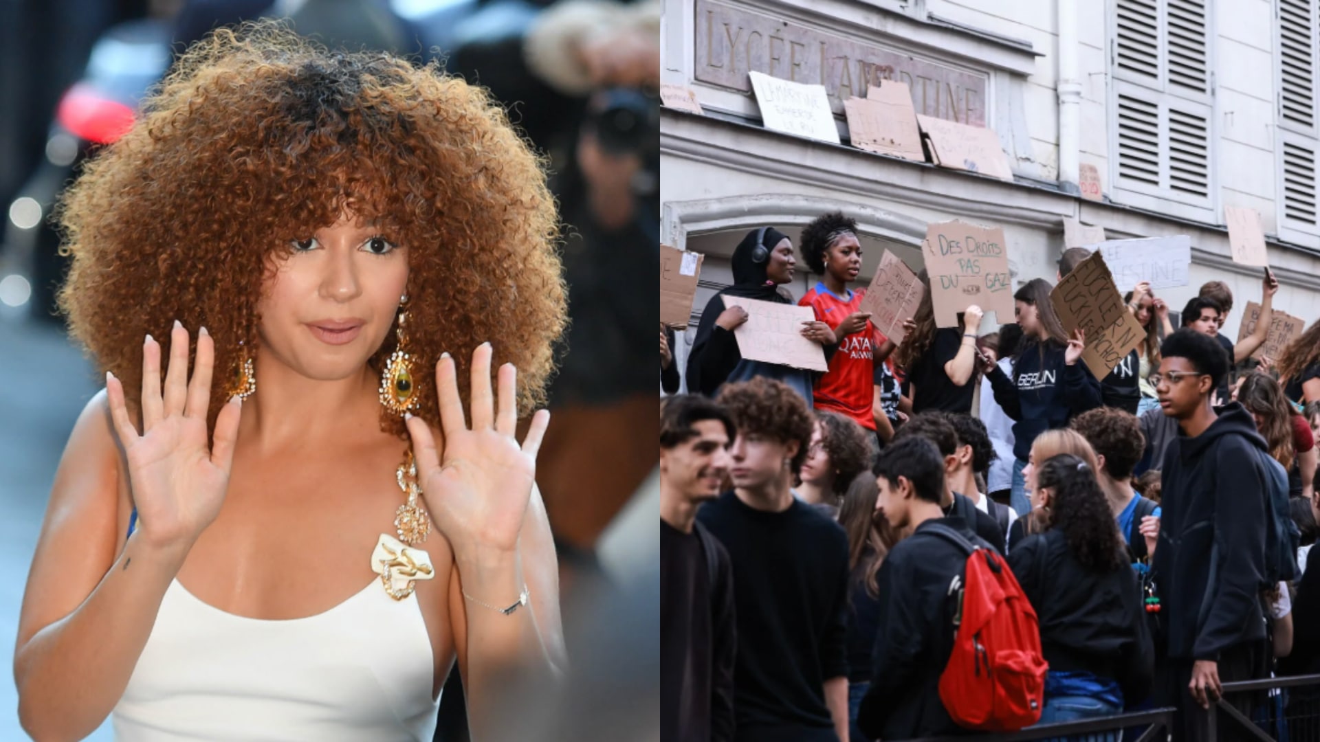 Léna Situations : elle apporte son soutien aux lycéens mobilisés et interpelle le président de la République, Emmanuel Macron